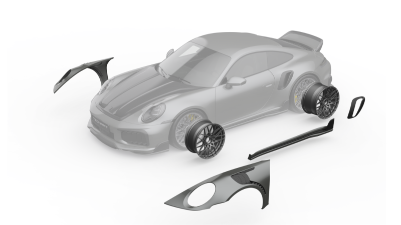 Photo of Techart Full Aero Body Kit for the Porsche 992.2 Turbo S - Image 6
